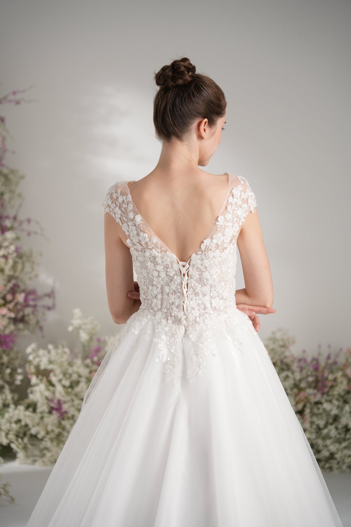 A-line Lllusion Neck Heavy Beading And Full Lace Mesh Elegant Wedding Kexindaidd boutique store A-line Lllusion Neck Heavy Beading And Full Lace Mesh Elegant Wedding Kexindaidd boutique store